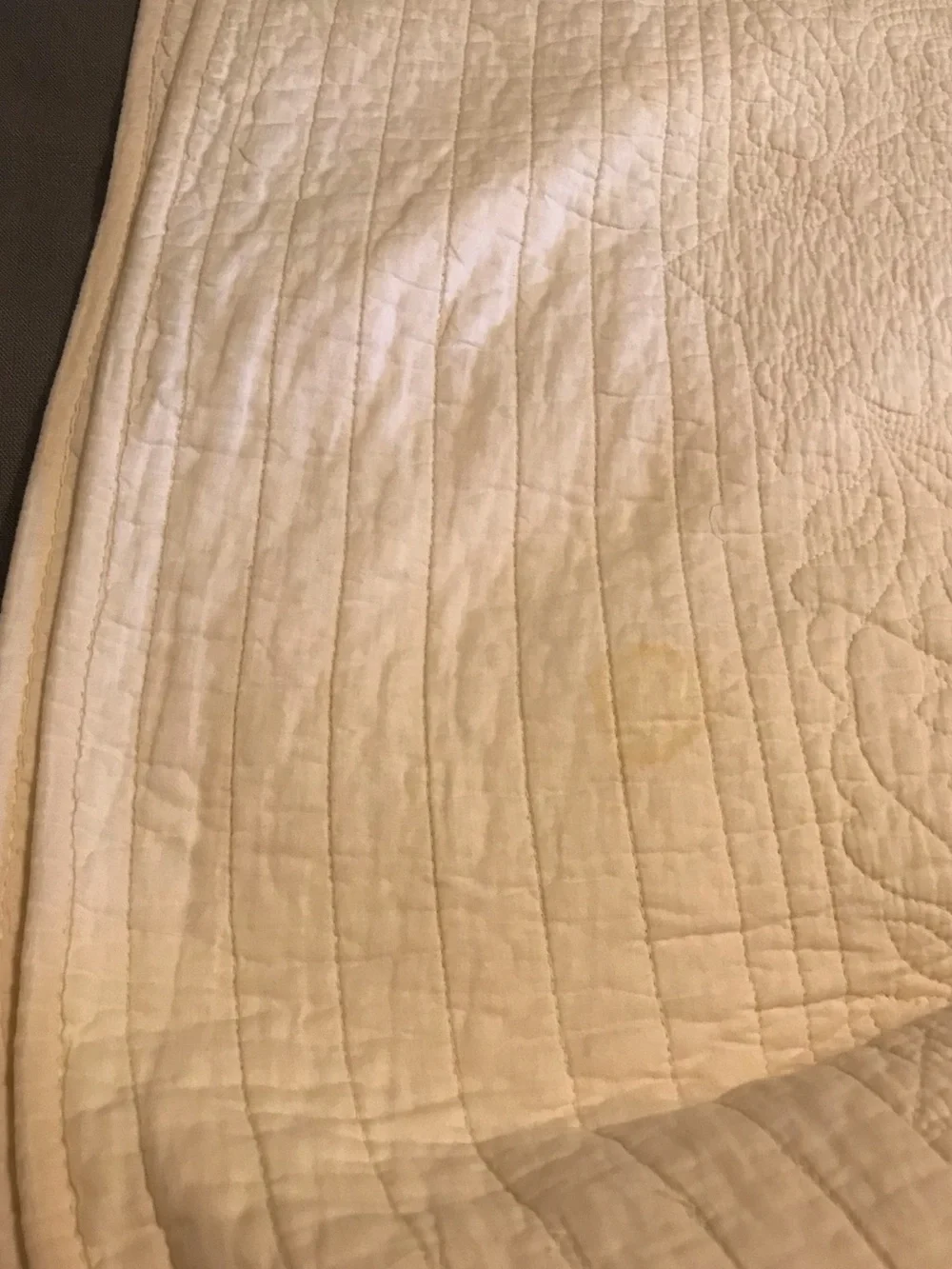 Classic White Quilted Bedspread with Pillow Shams